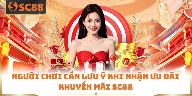 Người chơi cần lưu ý khi nhận ưu đãi khuyến mãi SC88